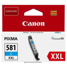 Canon CLI-581XXL CYAN EREDETI CANON TINTAPATRON nyomtatópatron & toner