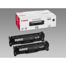 Canon CRG-718 FEKETE (2X3,4K) DUPLA PACK EREDETI TONER (2662B005) nyomtatópatron & toner