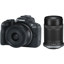 Canon EOS R50 Rf-S 18-45 + Rf-S 55-210mm F5-7.1 IS Stm, Eu26 digitális fényképező