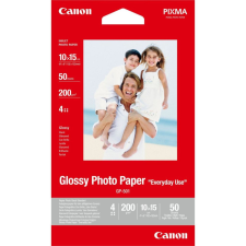 Canon GP-501 fényes fotópapír 10x15cm, 50 lap, 200g (0775B081) fotópapír