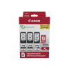 Canon PG-545XLx2 (2x15 ml) + CL-546XL (1x13 ml) + 50 lap GP501 10x15 fényes fotópapír Multipack