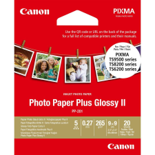Canon PP-201 Glossy II fotópapír 9x9cm, 20ív (2311B070AA) (2311B070AA) fotópapír