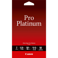 Canon PT-101 Pro Platinum fényes fotópapír 10 x 15 cm (50 lap) fotópapír