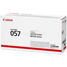 Canon Toner CRG057 Fekete (3100 oldal) (3009C002) nyomtatópatron & toner