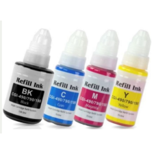 Canon Utángyártott canon gi490 tinta dye black 135ml nyomtatópatron & toner