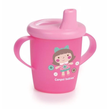 Canpol 250 ml csöpögésmentes itatópohár - pink itatópohár