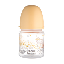 Canpol babies Anti-kólikás cumisüveg EasyStart MOUNTAINS 120ml bézs cumisüveg