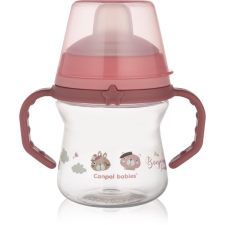 Canpol Babies Bonjour Paris FirstCup bögre fogantyúval Pink 6m+ 150 ml