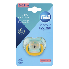 Canpol Babies Canpol babies nyugtató szilikon cumi szimmetrikus 6-18 hó - koala cumi