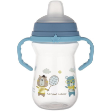 Canpol Babies Canpol Bonjour Paris Itatópohár szilikonos ivócsőrrel 250 ml (6h+) - Kék itatópohár