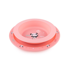 Canpol Babies Canpol Exotic Animals étkészlet (4h+) - Rózsaszín babaétkészlet