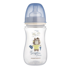 Canpol babies EasyStart anti-kólikás cumisüveg 240ml Easy Start BONJOUR PARIS kék cumisüveg
