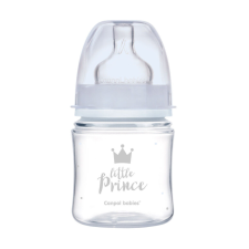 Canpol Babies EasyStart anti-kólikás cumisüveg Royal Baby 120ml (0h+) - Little Prince - Kék cumisüveg