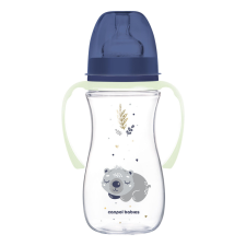 Canpol Babies EasyStart anti-kólikás cumisüveg világító fogantyúval 300ml (12h+) - Sleepy Koala - Kék itatópohár