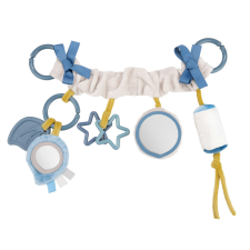  CANPOL BABIES Játék babakocsira / autósülésre akasztható Pastel Friends szürke babakocsi kiegészítő