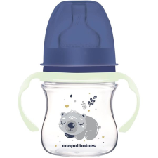 Canpol Babies Sleepy Koala EasyStart Anticolic cumisüveg 120 ml, kék cumisüveg