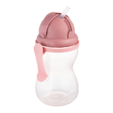 Canpol Babies Sport itatópohár szívószállal 370ml (12h+) - Rózsaszín itatópohár