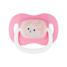  Canpol babies Szilikon szimmetrikus cumi, 18hó+, BUNNY &amp; COMPANY - rózsaszín cumi