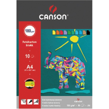 CANSON Fotókartonblokk, 10 lap, A4, 160g, CANSON, színes (CAP6666-857) decoupage papír