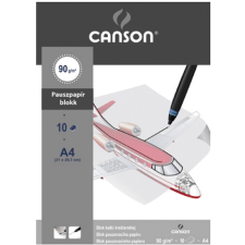 CANSON Pauszpapír, A3, 10 lap, CANSON Calque Satin (CAP6666-861) decoupage papír