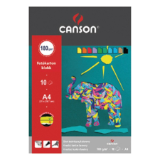 CANSON Student A4 10ív színes fotókarton blokk iskolai kiegészítő