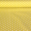 Canvas Mustársárga pöttyös pamutvászon