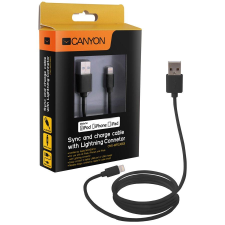 Canyon CNS-MFICAB01B Ultra-kompact MFI kábel fekete (CNS-MFICAB01B) kábel és adapter