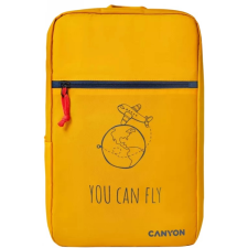 Canyon CSZ-03 Carry-on backpack for low-cost airlines 15.6" sárga számítógéptáska