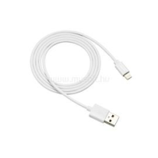 Canyon Töltőkábel, USB - LTG, Apple kompatibilis, fehér - CNS-MFICAB01W (CNS-MFICAB01W) kábel és adapter