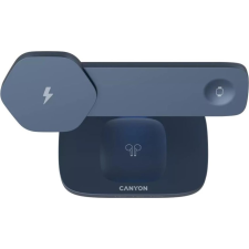 Canyon Wireless Charging Station Hexagon 310 3in1 DarkGrey/Blue ( ) mobiltelefon kellék