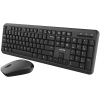 Canyon Wireless combo set,Wireless keyboard with Silent switches,105 keys,HU layout,optical 3D Wireless mice 100DPI black