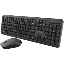 Canyon Wireless combo set,Wireless keyboard with Silent switches,105 keys,HU layout,optical 3D Wireless mice 100DPI black billentyűzet