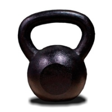 Capetan® 8Kg Vas Kettlebell fekete festéssel kettlebell