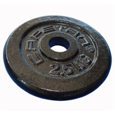 Capetan Capetan® 5kg acél súlytárcsa kalapácslakk felülettel 31mm lukátmérővel kézisúlyzó