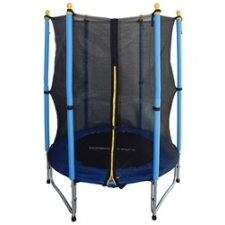 Capetan® Enjoy Kid 140cm kül/beltéri trambulin W lábakkal fém rugókkal trambulin szett