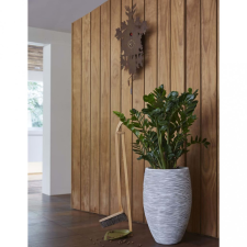 Capi Nature Rib Deluxe elefántcsontszínű elegáns váza 45 x 72 cm dekoráció