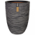 Capi Nature Rib KOFZ783 antracitszürke elegáns váza 46 x 58 cm