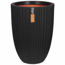 Capi Urban Tube fekete elegáns váza 46 x 58 cm KBLT783  (424309) kerti tárolás