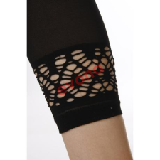  CAPRI 60 DEN fekete csipkés szárú leggings, m:164-108(3) Evona női nadrág