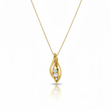  Capri ABU DHABI Gyémánt 14kt 0.107ct nyaklánc és medál nyaklánc