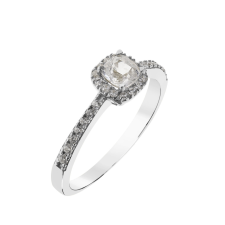  Capri Endless Love Fehér Zafír 14kt 0.50ct Eljegyzési gyűrű gyűrű