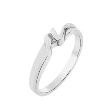  Capri Futuristic Design Gyémánt 14kt 0.03ct gyűrű gyűrű
