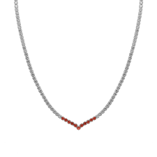  Capri Morocco Dream Rubin 925 Ezüst 0.30ct Nyaklánc gyűrű