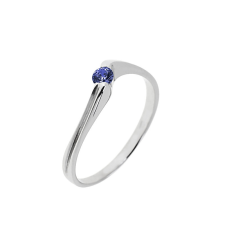 Capri Simple Elegance Zafír 14kt 0.10 ct Eljegyzési gyűrű gyűrű