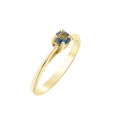  Capri Simple Elegant Zafír 14kt 0.32ct Eljegyzési gyűrű gyűrű