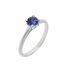  Capri Simple Perfect Ocean blue Zafír 14kt 0.25ct Eljegyzési gyűrű