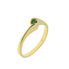  Capri Tiny Elegance Smaragd 14kt 0.15ct Eljegyzési gyűrű gyűrű