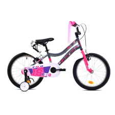 Capriolo Kido 18 gyerek kerékpár Grafit-Rózsaszín gyermek kerékpár
