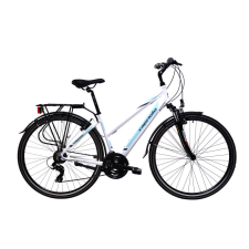 Capriolo Roadster Lady 1.0 női trekking kerékpár 19" Fehér-Menta trekking kerékpár