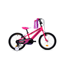 Capriolo Rocket 18" hátra tekerhető gyerek kerékpár Pink gyermek kerékpár